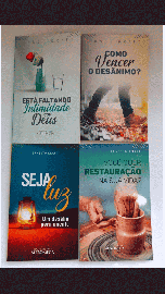 Livros crist�os 4 unidades (KIT 1)