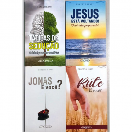 Livros crist�os 4 unidades (KIT 2 )