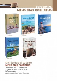 Kit 5 Devocionais de Bolso - Meus Dias Com Deus