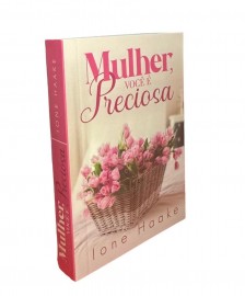 Mulher Voc  Preciosa - Capa Cesto de Flores - Devocional de Bolso