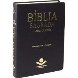 B�blia Sagrada - Letra Grande - Tradu��o Almeida Revista e Corrigida