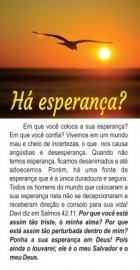 H� esperan�a? Pacote com 100 folhetos