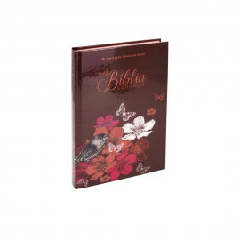 B�blia Sagrada ARC | SBB | Capa dura ilustrada, flores