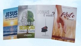 Livros cristos 4 unidades (KIT 2 )