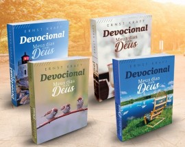 Kit 4 Mini devocionais de bolso capas diferentes